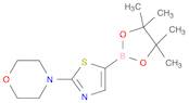 4-(5-(4,4,5,5-Tetramethyl-1,3,2-dioxaborolan-2-yl)thiazol-2-yl)morpholine