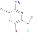 2-Amino-3,5-dibromo-6-trifluoropyridine