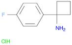 1-(4-Fluorophenyl)cyclobutan-1-aMine, HCl