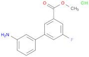 Methyl 3-(3-aMinophenyl)-5-fluorobenzoate, HCl