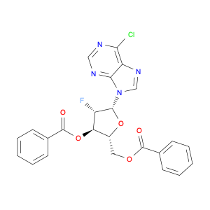 6-Chloropurine -9-β-D-(3',5'-di-O-benzoyl-2'-deoxy-2'-fluoro)arabinoriboside