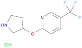 2-(Pyrrolidin-3-yloxy)-5-(trifluoromethyl)pyridine Hydrochloride