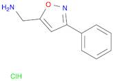 (3-Phenylisoxazol-5-yl)methylamine hydrochloride