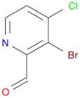 3-Bromo-4-chloropyridine-2-carbaldehyde