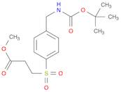 Methyl 3-(4-((tert-butoxycarbonylaMino)Methyl)phenylsulfonyl)propanoate