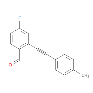 4-Fluoro-2-(p-tolylethynyl)benzaldehyde