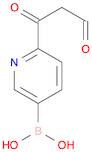 6-(3-Oxopropanoyl)pyridine-3-boronic acid