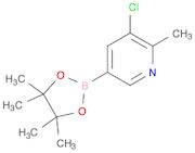 3-Chloro-2-methyl-5-(4,4,5,5-tetramethyl-1,3,2-dioxaborolan-2-yl)pyridine