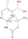 2-(TERT-BUTOXYCARBONYLAMINO)-5-CHLOROPYRIDIN-4-YLBORONIC ACID