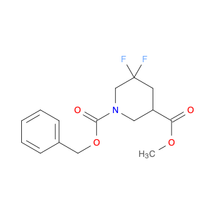 1-benzyl 3-Methyl 5,5-difluoropiperidine-1,3-dicarboxylate