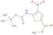 Methyl 5-((tert-butoxycarbonyl)amino)-4-nitrothiophene-2-carboxylate