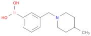 (3-((4-Methylpiperidin-1-yl)Methyl)phenyl)boronic acid