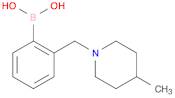 2-((4-Methylpiperidin-1-yl)Methyl)phenylboronic acid