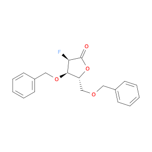 (3R,4R,5R)-4-(Benzyloxy)-5-((benzyloxy)methyl)-3-fluorodihydrofuran-2(3H)-one