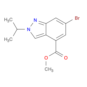 Methyl 6-broMo-2-isopropyl-2H-indazole-4-carboxylate