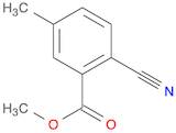 2-cyano-5-methyl-benzoic acid methyl ester