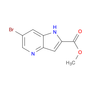 1H-Pyrrolo[3,2-b]pyridine-2-carboxylic acid, 6-broMo-, Methyl ester