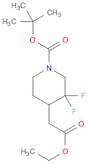 tert-butyl 4-(2-ethoxy-2-oxoethyl)-3,3-difluoropiperidine-1-carboxylate