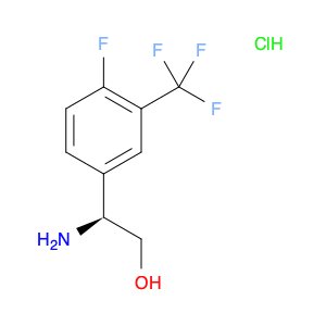 (S)-2-Amino-2-(4-fluoro-3-(trifluoromethyl)phenyl)ethanol hydrochloride