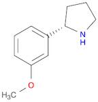 3-((2S)Pyrrolidin-2-yl)-1-methoxybenzene