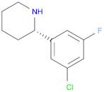 (2S)-2-(5-CHLORO-3-FLUOROPHENYL)PIPERIDINE