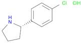 (2S)-2-(4-CHLOROPHENYL)PYRROLIDINE HCL