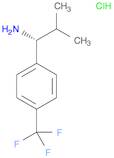 (1R)-2-METHYL-1-[4-(TRIFLUOROMETHYL)PHENYL]PROPYLAMINE HYDROCHLORIDE