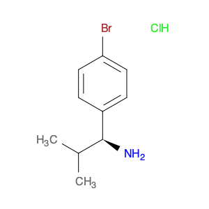 (1S)-1-(4-BROMOPHENYL)-2-METHYLPROPYLAMINE HYDROCHLORIDE