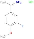 1-(3-Fluoro-4-methoxyphenyl)ethan-1-amine Hydrochloride