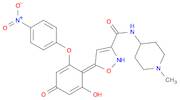 5-[2,4-Dihydroxy-6-(4-nitrophenoxy)phenyl]-N-(1-methyl-4-piperidinyl)-3-isoxazolecarboxamide