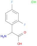 2-amino-2-(2,4-difluorophenyl)acetic acid hydrochloride