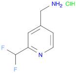 (2-(difluoromethyl)pyridin-4-yl)methanamine hydrochloride