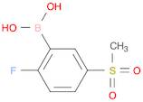 2-fluoro-5-(methylsulfonyl)phenylboronic acid