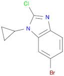 6-Bromo-2-chloro-1-cyclopropyl-1H-benzo[d]imidazole