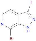 7-bromo-3-iodo-1H-pyrazolo[3,4-c]pyridine