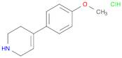 4-(4-methoxyphenyl)-1,2,3,6-tetrahydropyridine hydrochloride