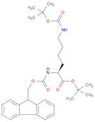 (S)-tert-Butyl 2-((((9H-fluoren-9-yl)methoxy)carbonyl)amino)-6-((tert-butoxycarbonyl)amino)hexanoa…