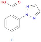 4-Fluoro-2-(2H-1,2,3-triazol-2-yl)benzoic acid