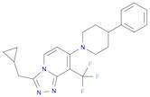 3-(cyclopropylMethyl)-7-(4-phenylpiperidin-1-yl)-8-(trifluoroMethyl)-[1,2,4]triazolo[4,3-a]pyridine