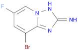 8-Bromo-6-fluoro-[1,2,4]triazolo[1,5-a]pyridin-2-ylamine