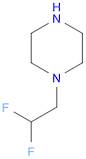 1-(2,2-Difluoro-ethyl)-piperazine 2HCl