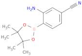 3-Amino-4-(4,4,5,5-tetramethyl-1,3,2-dioxaborolan-2-yl)benzonitrile