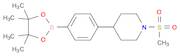 1-(Methylsulfonyl)-4-(4-(4,4,5,5-tetramethyl-1,3,2-dioxaborolan-2-yl)phenyl)piperidine