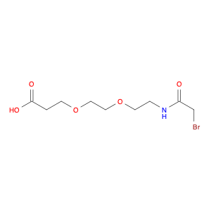 Bromoacetamido-PEG2-Acid