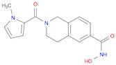 1,2,3,4-Tetrahydro-N-hydroxy-2-[(1-methyl-1H-pyrrol-2-yl)carbonyl]-6-isoquinolinecarboxamide