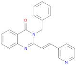 3-(Phenylmethyl)-2-[(1E)-2-(3-pyridinyl)ethenyl]-4(3H)-quinazolinone