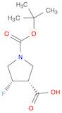 cis-1-(tert-Butoxycarbonyl)-4-fluoropyrrolidine-3-carboxylic acid