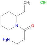 3-Amino-1-(2-ethylpiperidin-1-yl)propan-1-one hydrochloride