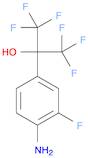 2-(4-aMino-3-fluorophenyl)-1,1,1,3,3,3-hexafluoropropan-2-ol