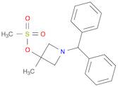 1-Benzhydryl-3-methanesulfonyloxy-3-methylazetidine